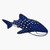 Starry Whale Sharks (Dark Version) Sticker Bumper Sticker Vinyl Decal 5"