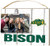 KH Sports Fan 10"x8" North Dakota State Bison Clip It Weathered Logo Collage Photo Frame