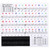 2 Pack Piano Keyboard Stickers for 88/61/54/49/37 Key Piano Key Note Stickers Removable Keyboard Letters Stickers Piano Transparent Electronic Keyboard Note Labels for Beginner