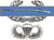 MilitaryDecals23 US Army Combat Infantry Badge Jump Wings Decal Sticker 5.5"