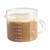 NCnnwovf Milk Frothing Pitcher Espresso Glass Measuring Cup, 75ML Espresso Cups with Handle, Espresso Shot Glass with V-Shaped Mouth, Clear Glass Espresso Accessories (1)