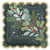 Unique Industries Holly Days Christmas Scalloped Edge Foil Stamped Square Disposable Dinner Paper Plate - 9" (8 Ct) | Ideal for Festive Holiday Celebrations