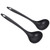 GOOHOCHY 2pcs Kitchen Utensils Kitchen Ladle Soups Spoons Ladles for Cooking Long Handled Soup Ladle Rice Cooker Spoon Sauce Ladle Soup Spoons Hot Pot Spoon Stainless Steel Rice Spoon