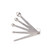 5PCS Mini Measuring Spoons Set Stainless Steel Small Tablespoon Teaspoon Baking Utensils Mini Coffee Spoons Kitchen Baking Tools Set for Spice Jars