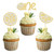 Gyufise 24Pcs Lemon One Cupcake Toppers Glitter Fruit Lemonade First Birthday Cupcake Picks for Lemon Theme Baby Shower 1st Birthday Party Cake Decorations Supplies