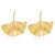 WOWORAMA Ginkgo Leaf Earrings for Women Boho Gold Plant Leaf Drop Dangle Earrings Bohemian Fall Maple Leaf Earrings Gold Geometric Statement Earrings