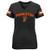 NCAA by Outerstuff NCAA Princeton Tigers Youth Girls "First Line" Short Sleeve V-Neck Tee, Black, Youth Large(14)