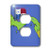 3dRose lsp_47677_6 Flag and Map Republic of Panama Printed in Both English and Spanish. Outlet Cover