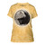 The Mountain Women's Yin Yang Wolves Apparel, Yellow, XL