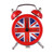 Garneck 1pc Metal Gift Alarm Clock Kid Alarm Clock Mini British Style Alarm Clock for Kids Union Jack Student Desktop Small Alarm Watch Child Bedside Clock Mini Alarm Clock