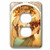 3dRose lsp_61840_6 Painting By Alphonse Mucha Fruit 2 Plug Outlet Cover