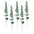VOSAREA 5pcs Eucalyptus Money Leaf Fake Greenery Decor Lifelike Fake Plants Stem Eucalyptus Leaves Crafts Faux Shrubs Wedding Vases Artificial Eucalyptus Plant Plastic Branch Pendant