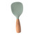 MAGICLULU Silicone Rice Spoon Kitchen Utensils Cooking Ladle Wooden Rice Paddle Rice Spatula Korean Rice Paddle Rice Serving Spoon Scoop Reusable Rice Spoon Wood Tablespoon Handle