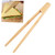 RUNROTOO 2pcs Bread Toaster Bamboo Tongs for Baking Cooking Tongs Bamboo Toaster Tongs Kitchen Tongs Kitchen Utensils Food Wooden