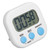 Electronic Timer, Countdown Memory Functions Digital Timers 0-99 Minutes 59 Seconds with Loud Alarm for Classroom Kitchen Cooking