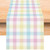 Linen Buffalo Check Plaid Spring Table Runner 72 Inches Long Farmhouse Spring Summer Easter Table Decoration for Home Kitchen Dining Room