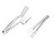 Serving tongs Kitchen tongs, 7.3-inch buffet tongs, 10-inch premium stainless steel multi-purpose tongs Bread tongs/steak tongs