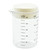 Plastic Measuring Cup With Splashproof Lid V-shaped Spout Mixing Pitcher Kitchen Baking Measuring Tool Easy To Pour Mixing Baking Utensil With Spout Lid Measures Lines