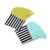 2 Pcs Crinkle Cutter for Veggies, Stainless Steel Crinkle Cutter Baby Led Weaning, Wavy Cutter for Potato, Carrot, Chip, Vegetable, Butter, Lettuce (Green and Blue)