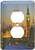 3dRose lsp_66293_6""Big Ben, London, England dusk" 2 Plug Outlet Cover