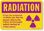 SmartSign - S-8162-PL-10 "Radiation - If You Are Pregnant Or Think You May Be, Please Inform The X-Ray Technologist" Sign | 7" x 10" Plastic Purple on Yellow