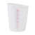 BRIGHTFUFU graduated cup measuring spoon with scale liquid Visible Measuring Cup container white Silicone Beaker Liquid Container With Graduations mixing cup measuring cup beaker