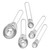 PRETYZOOM 1 Set Baking Tools Metal Measuring Cups Measuring Spoons Teaspoons Measuring Spoon Tablespoon Measuring Cup Teaspoon Measuring Spoon Powder Liquid Stainless Steel