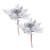 BESTOYARD 2pcs Christmas Flower Fall Maple Leaf Christmas Maple Leaf Christmas Glitter Maple Leaf Artificial Maple Leaf Maple Leaf Picks Xmas Fake Maple Leaf Cloth Decorative Items Leaves