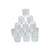 MAGICLULU 25pcs Measuring Cup Small Cups Disposable Mixing Cups Mixing Pitchers Graduated Measuring Beaker Measurement Beaker Liquid Container with Graduations White Mixing Tank Pp re-usable