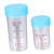 TIDTALEO 2 Set Lab Tubes Test Tubes with Lids Kitchen Cups Measurement Cup Sealed Measuring Cup Measure Cup Science Test Tubes Liquid Measuring Cup Test Tubes Laboratory Vial Pp re-usable