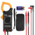 Powerjc Digital Clamp Meter Multimeters, Auto-Ranging AC/DC Voltmeter with Voltage, AC Current, Amp, Volt, Ohm, Diode and Resistance Test,Overload protection Tester Meter -Protective Cover