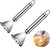 2Pack Corn Planer Cutter Thresher Peeler, 2022 neuer glatter Edelstahlgriff Corn Thresher Cob Stripper Tool,Premium Stainless Steel Corn Thresher Cob Remover tool with Ergonomic Handle
