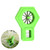 Little Syohe Green Onion Shredder Slicer Blooming Onion Cutter Stainless Steel Onion Cutter Graters Shred Silk Knife Vegetable Chopper Slicer, Kitchen Tools(Green)