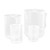 4pcs with scale Measuring Beaker container measuring cup thicken beaker liquid Liquid Container With Graduations re-usable