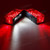 Left+Right LED Waterproof Red Trailer Boat Rectangle Rectangular Low Profile Stop Turn Submersible Light