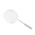 RUNROTOO Stainless Steel Colander Filter Strainer Fired Food Spoon Stainless Steel Pasta Spoon Colander Ladle Colander Spoon Skimmer Spoon Slotted Spoons for Cooking Spider Web Metal