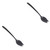 DECHOUS 2pcs 304 Silverware Cutlery Kitchen Ice Cream Spoons Serving Spoons Metal Sporks Salad Servers Spoon Dessert Forks and Spoons Fruit Fork Silverware Spoons Noodle Stainless Steel