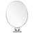 Mipcase Vanity Mirror Dresser Mirror Rotatable Cosmetic Mirror Swivel Mirror Double Sided Desktop Hand Held Magnifying Mirror Vanity Handheld Tabletop Round Travel Handle Alloy