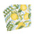 Caspari Cocktail Napkins Seville Paper Cocktail Napkins in Ivory-20 Per Package, Cocktail Napkins, Ivory (11910C)