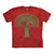 The Mountain Celtic Roots Adult T-Shirt, Red, Small