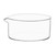HEALLILY Glass Crystallization Dish Laboratory Evaporating Container Laboratory Crystallization Dish Laboratory Tool Lab Petri Plates Lab Evaporation Vessel Petri Dish High Borosilicate