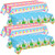 Mindsoft Easter Tablecloth 54'' x 108'' Plastic Easter Egg Tablecloth and Happy Easter Bunny Table Covers Disposable Rectangle Easter Table Decorations Tablecloths for Easter Spring Party (4 Pieces)