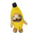 7" Crying Banana Cat Plush Cute Banana Cat Keychain with Sound Funny Happy Cat Stuffed Animals Toy