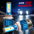 9005/9006/9007/H4/H11/H13 LED Headlight conversion kits White 1 Pair (9006)