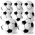 FUTUREPLUSX 8PCS Inflatable Soccer Balls, 12" Inflatable Balls for Kids Beach Soccer Balls for Summer Swimming Pool Beach Game