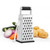 Hoetols Box Grater, 4-sided Cheese Grater for kitchen, Stainless Steel Vegetable Grater Food Shredder for Cheese, Ginger, Potatoes