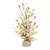 Easter Egg Tree Easter Decorations 18 Inch Lighted Easter Egg Tree Easter Centerpiece Table Decor Gifts and LED Light, for Home Party Wedding Holiday Spring Summer Decoration