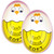 Lasubst Egg Timer for Boiling Eggs Soft Hard Boiled Egg Timer That Changes Color When Done,Yellow 2 Pack