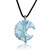 Moon Crystal Pendant - Gem Necklace - Opalite Moon Necklace - Moon Gifts - Chakra Necklace - Pendant Necklace - Moonstone Pendant - Opalite Stone Pendant - Crystals Jewelry Gifts For Women