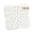 100-Pack White and Gold Napkins (Confetti Napkins) - 5x5 in White and Gold Cocktail Napkins - 3 Ply White and Gold Napkins for Party- Dinner, Wedding Cocktail Napkins Paper - White Napkins Disposable